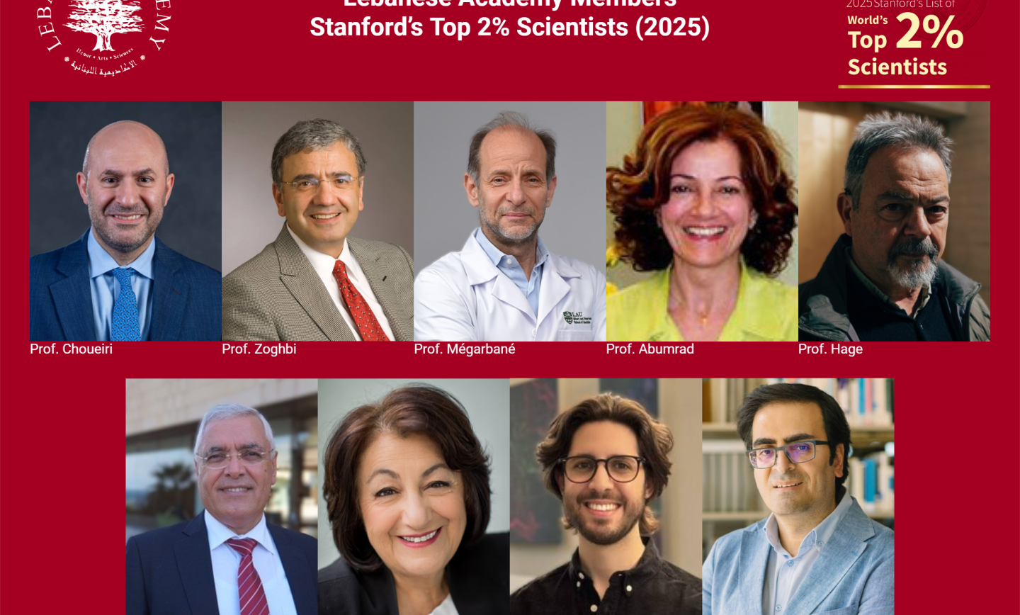 Academy Members Recognized Among World’s Top 2% Scientists